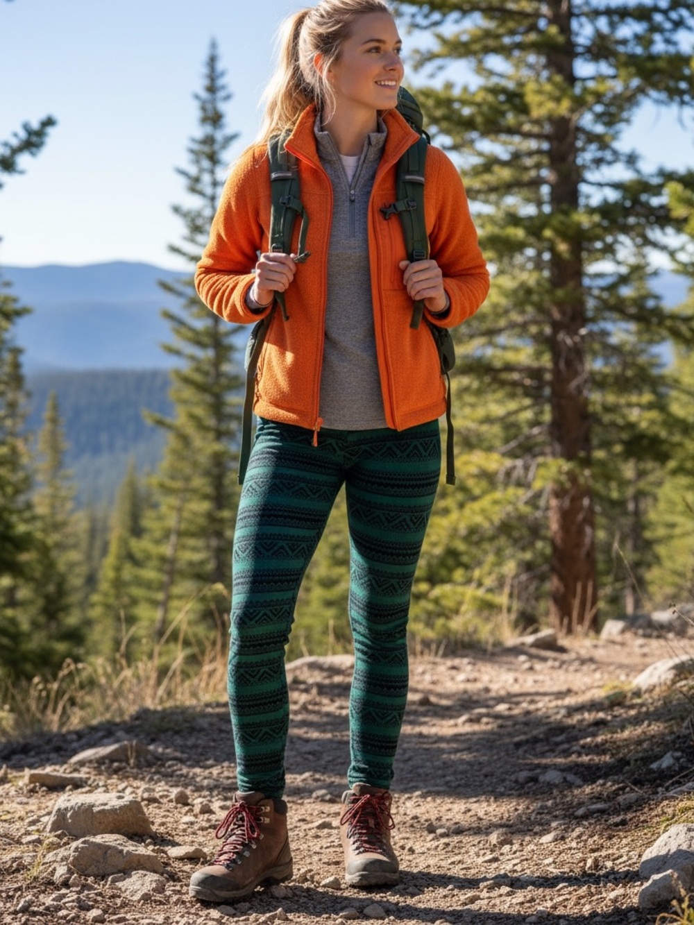 KAVU Tularosa Forestland Pocket Leggings S